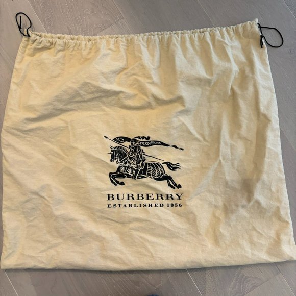 Burberry Black Check Nylon Medium Lowry Tote - Picture 9 of 9